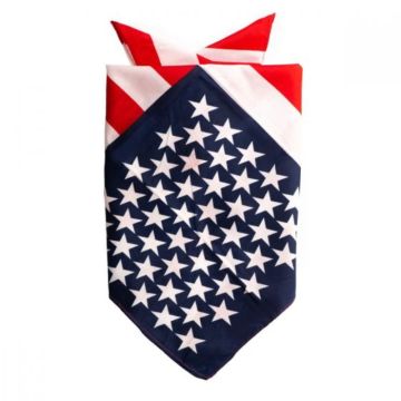 Bandana med USA motiv 52x55 cm