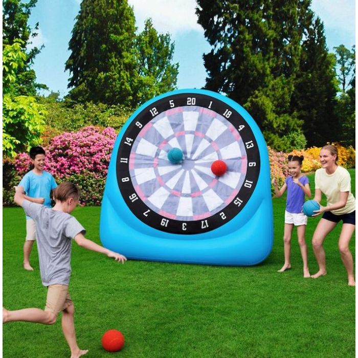 XXL oppustelig fodbolddart velcro måtte 