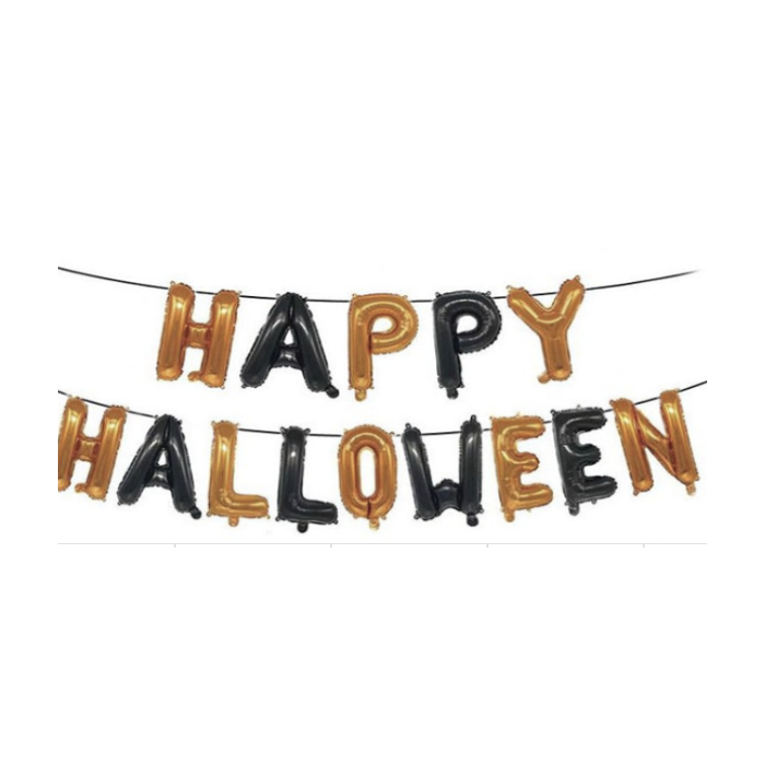Happy halloween ballon guirlande – 65cm