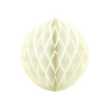 Creme hvid honeycomb - 40 cm