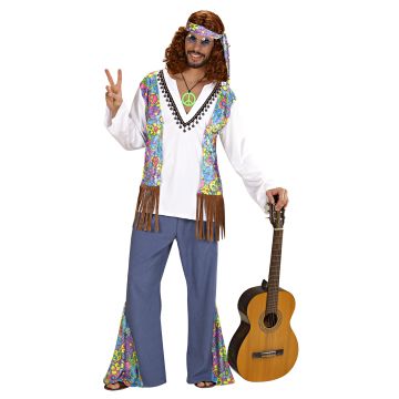 Woodstock hippie-kostume til herre