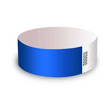 100x adgangsarmbånd uden tryk - Blå