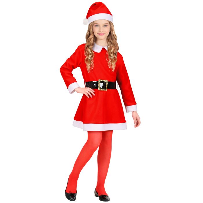 Julepige kostume i flonel til piger