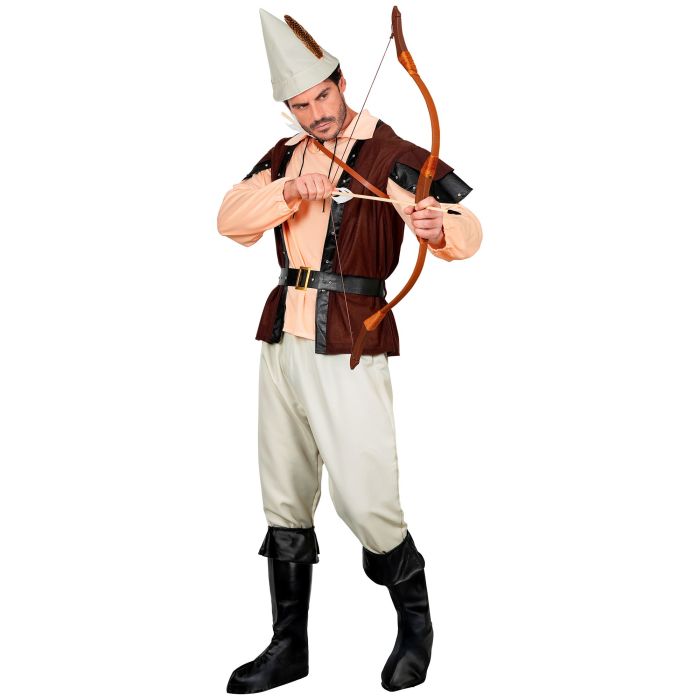 Robin Hood kostume med vest til herrer