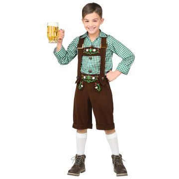 Bayersk lederhosen-kostume til drenge
