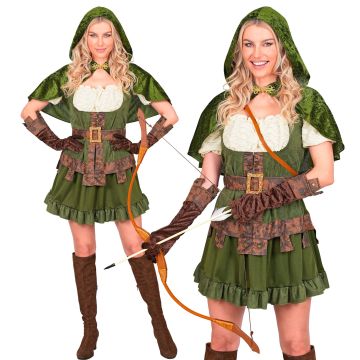 Robin Hood kostume til dame