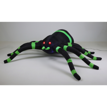 Oppustelig edderkop med LED 240x205x65 cm
