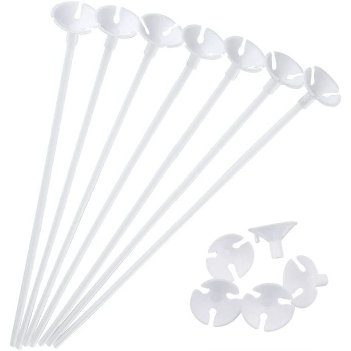 Pinde til balloner i pap 10x - 40cm