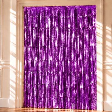 Lilla Glimmerforhæng - 100 x 240 cm