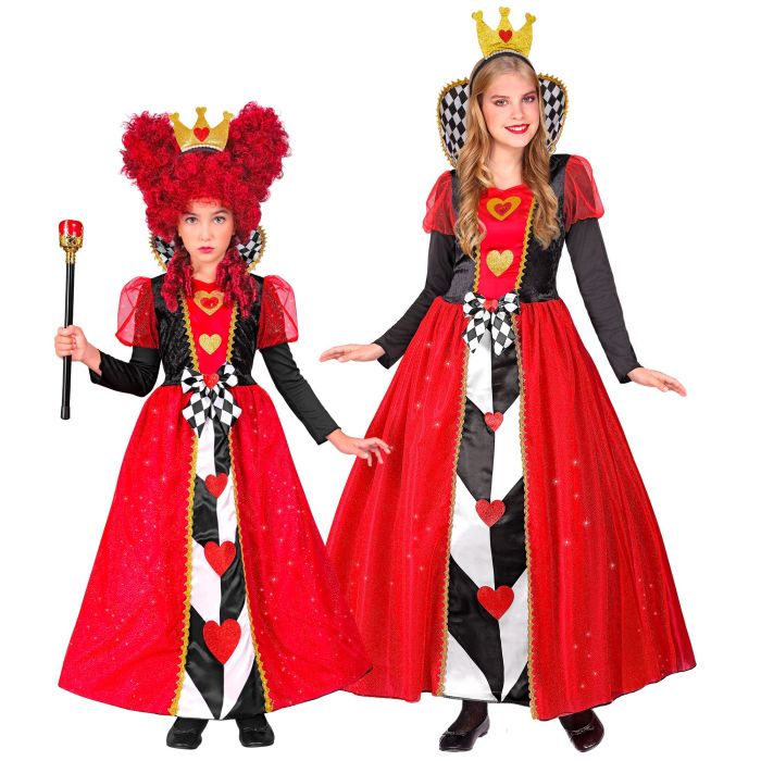 Hjerterdronning kostume til piger