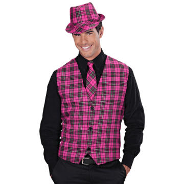 Pink ternet vest