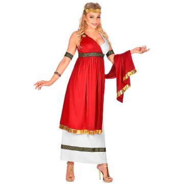 Elegant romersk kejserinde kostume