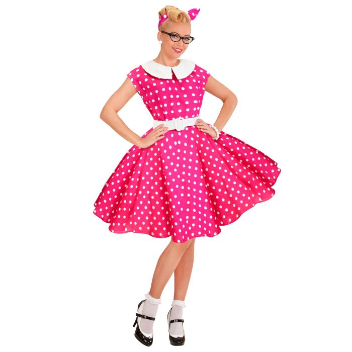 Rock'n'roll kostume til damer i pink