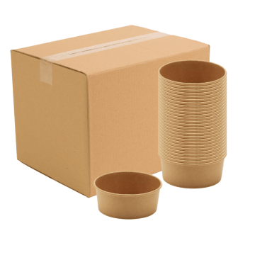 750 ml skål 300x engangs papbowle