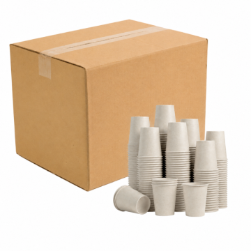 270 ml kaffekrus 1000x engangs bambusbægre