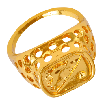 Chunky guld ring