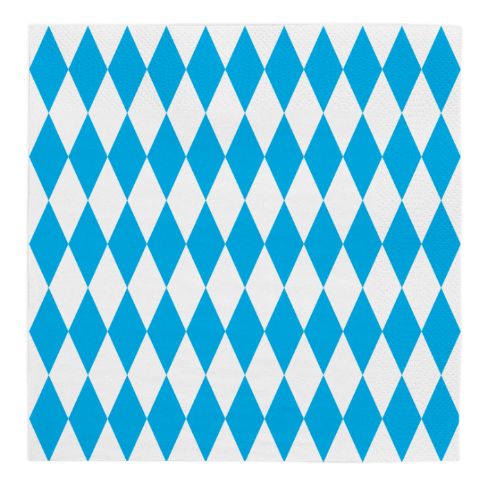 Oktoberfest servietter 20x - 33x33cm