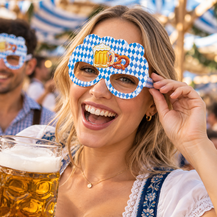 Oktoberfest briller i pap x10