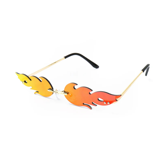 Rave flamme solbriller - onesize