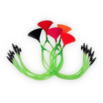 Dobbelt ølbong tragt