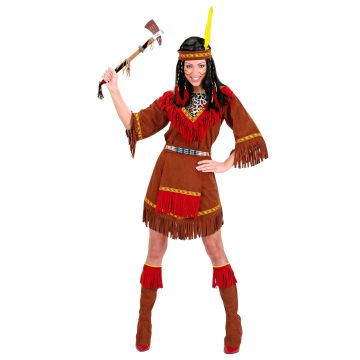 Rigt udstyret indianerkostume til damer