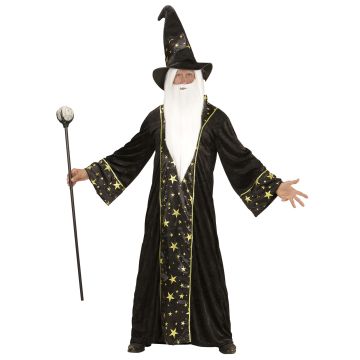 Sort stjernetroldmand kostume til mænd