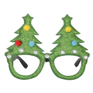 Julebrille med Juletræ