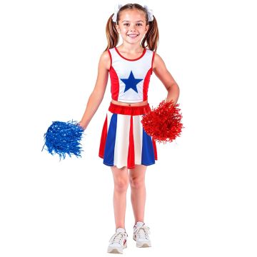 Amerikansk cheerleader kostume til piger