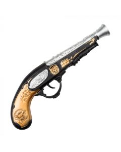 Pirat Pistol med dødningehoved - 28 cm