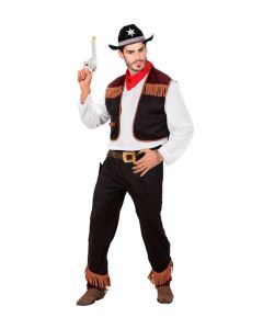 Cowboy Kostume - 4 dele