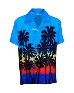 Hawaii Beach Skjorte med Palmer