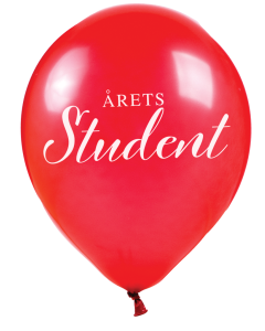 Årets Student Balloner Rød 10x - 25cm