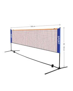 Fodbold tennis net / Volley net 5 m.