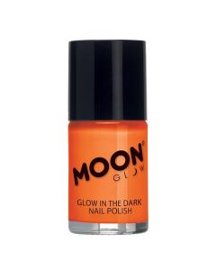 Selvlysende Neglelak Orange 14 ml Moon Creations 