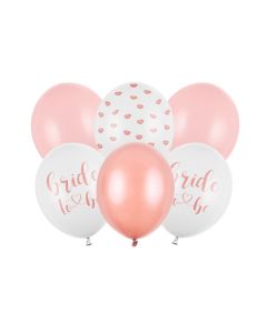 Bride To Be Balloner 6x - 30 cm