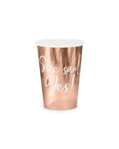 Rose Gold "She Said Yes!" Papkrus 6x - 220 ml