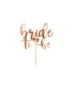 Rose Gold Bride To Be Kagedekoration