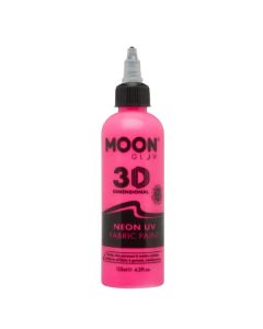 Neon UV Tekstilfarve Pink 125 ml Moon Creations