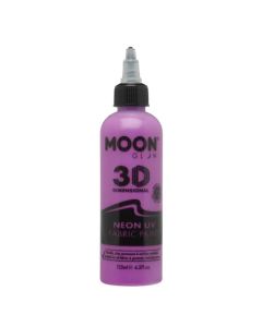 Neon UV Tekstilfarve Lilla 125 ml Moon Creations