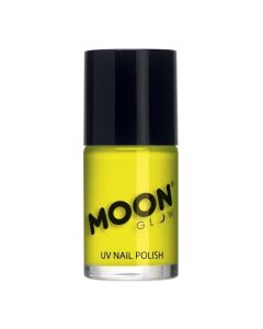 Neon UV Neglelak Intens Gul 14 ml Moon Creations 