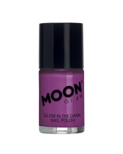 Selvlysende Neglelak Lilla 14 ml Moon Creations 