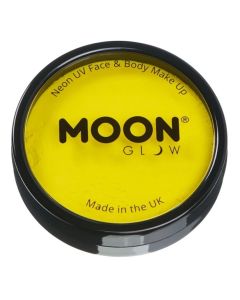 Neon UV Ansigts Og Kropsmaling Intens Gul 36 g Moon Creations