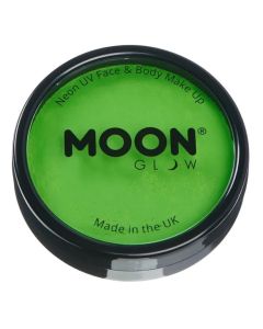 Neon UV Ansigts Og Kropsmaling Intens Grøn 36 g Moon Creations