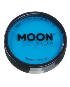 Neon UV Ansigts Og Kropsmaling Intens Blå 36 g Moon Creations