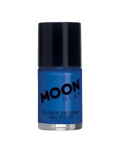 Selvlysende Neglelak Blå 14 ml Moon Creations 