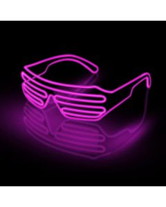 LED briller Pink