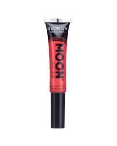 Neon UV Mascara Intens Rød 15 ml Moon Creations