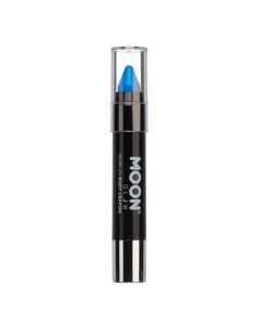 Neon UV Krops Stift Intens Blå 3,2 g Moon Creations