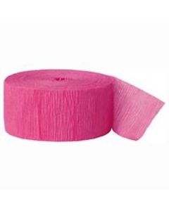 Pink Crepe Streamer - 24 meter