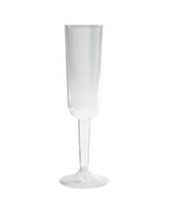 Champagneglas i Plastik Transparent - 4 stk